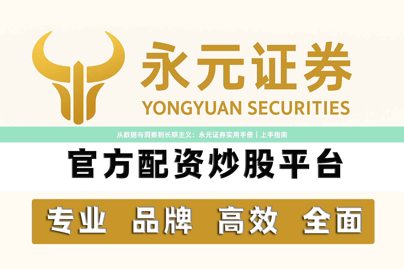 从数据与洞察到长期主义：永元证券实用手册｜上手指南