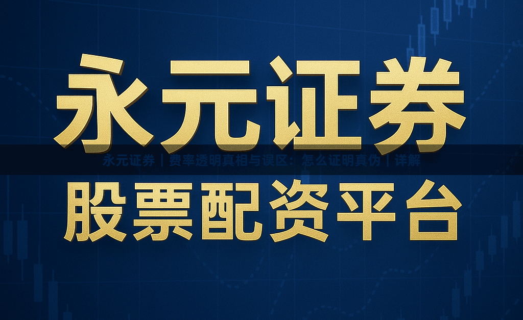 永元证券｜费率透明真相与误区：怎么证明真伪｜详解
