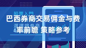 巴西券商交易佣金与费率前瞻 策略参考