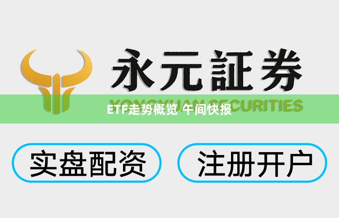 ETF走势概览 午间快报