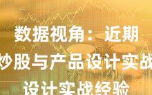 数据视角：近期配资炒股与产品设计实战经验